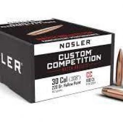 Nosler Ogives Custom Competition 30 cal 220gr HPBT x100