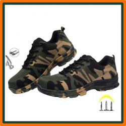 Chaussures tactiques - Chaussures de sécurité - Camouflage - Livraison gratuite et rapide