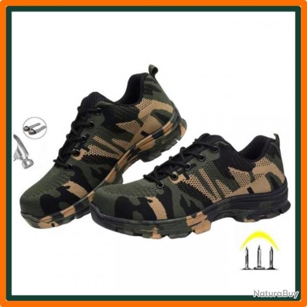 Chaussures tactiques - Chaussures de scurit - Camouflage - Livraison gratuite et rapide