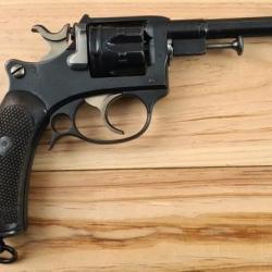 Très beau revolver modèle militaire 1887 d'essai, calibre 8 mm