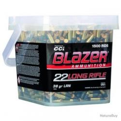 CCI Blazer Round Nose LRN 38 Grains - Calibre 22 LR  / 1500