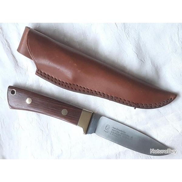Couteau droit poignard Chasse ANTON WINGEN JR n4042 A.G.RUSSEL Design