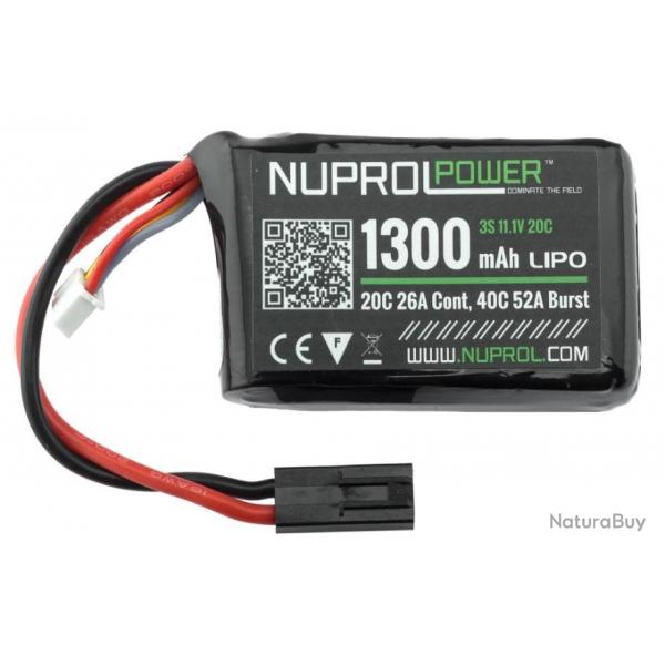 Batterie micro Li-Po 11.1V - 1300 mAh tamiya | Nuprol (0000 0481)