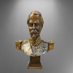 Buste de Napoléon III - Hauteur 18 cm  Fabrication artisanale
