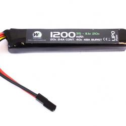 Batterie Li-Po 1 stick 11.1V - 1200 mAh 20C tamiya | Nuprol (0000 2488)