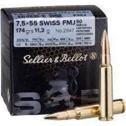 7.5X55 SWISS FMJ Sellier & Bellot