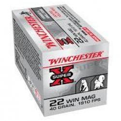 22 Win Mag WINCHESTER Super-X 40grains JHP X150 (22 MAGNUM)