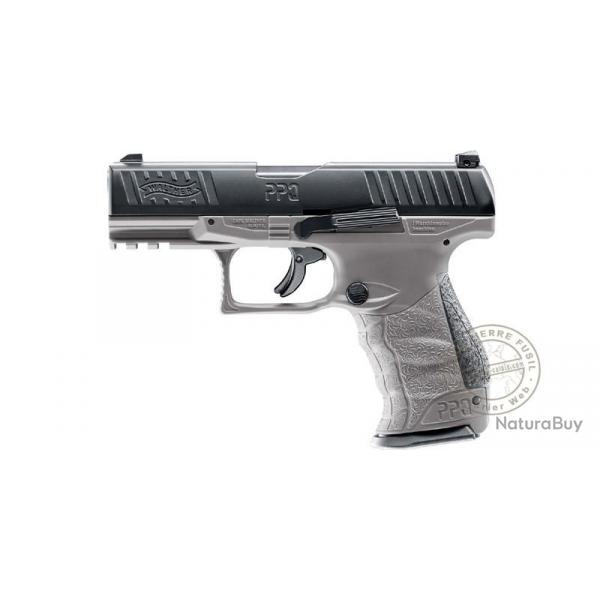 Pistolet CO2  balles de caoutchouc WALTHER PPQ M2 T4E - Cal.43 Gris