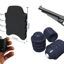 Ogives wadcutter cal44 poudre noire ×12 pour Remington 1858 Pietta.