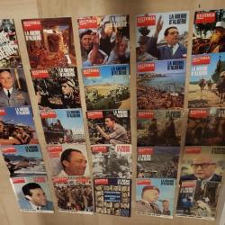 Lot 25 revues Historia magasine sur la Guerre d'Algérie