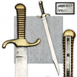 RARE & MASSIF SABRE BAIONETTE USA, AMÉRICAIN, '' TURNER '', BOWN & TETLEY PITTSBURG, BELLE PIECE