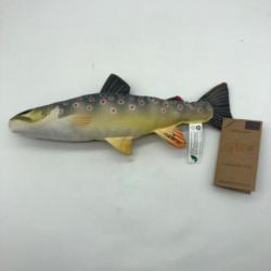 Peluche poisson mini brown trout