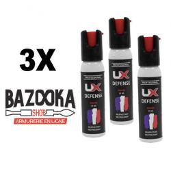 Umarex - 3X BOMBE UX 25ML GEL POIVRE CAPOT 1/4 DE TOUR