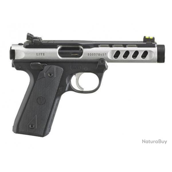 Pistolet RUGER MARK IV 22/45 LITE - Calibre 22 LR - 4.4" - Anodis, filet