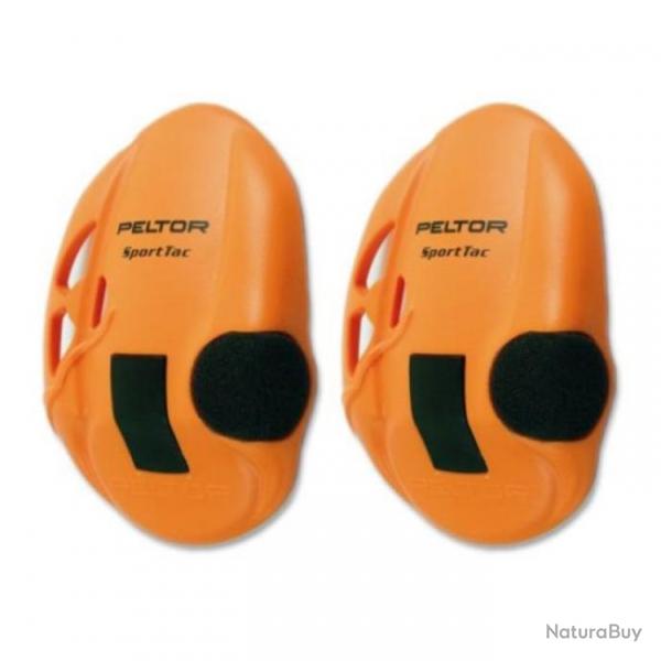 Paire de coquilles Peltor orange pour SportTac