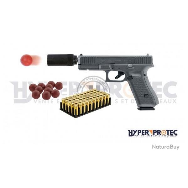 Pack Dfense Glock 17 Gen 5 - Pistolet Alarme