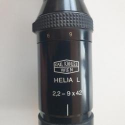 Lunette kahles helia L 2,2-9x42 à rail