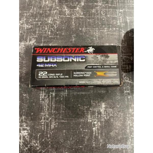 Winchester 22LR Subsonic 42Max PROMO