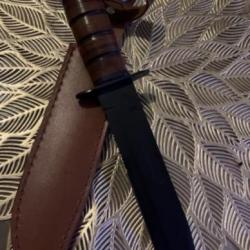 Couteau kabar usmc + étui