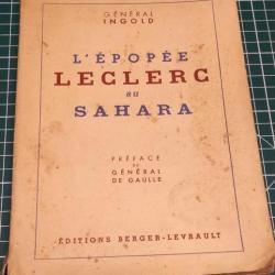 L'EPOPEE LECLERC AU SAHARA, GENERAL INGOLD