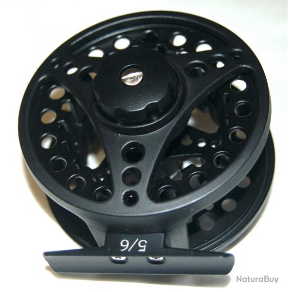 MOULINET MOUCHE MANUEL DENIRAM  NOIR  SOIE 5/6