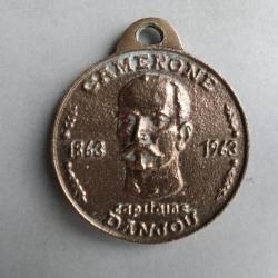 Hommage à la Légion étrangère -médaille du centenaire de la bataille de Camerone - capitaine Danjou