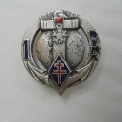Insigne 1er RIMA Régiment d'Infanterie de Marine DRAGO