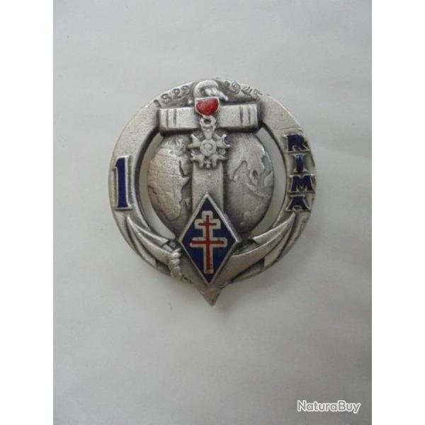 Insigne 1er RIMA Rgiment d'Infanterie de Marine DRAGO