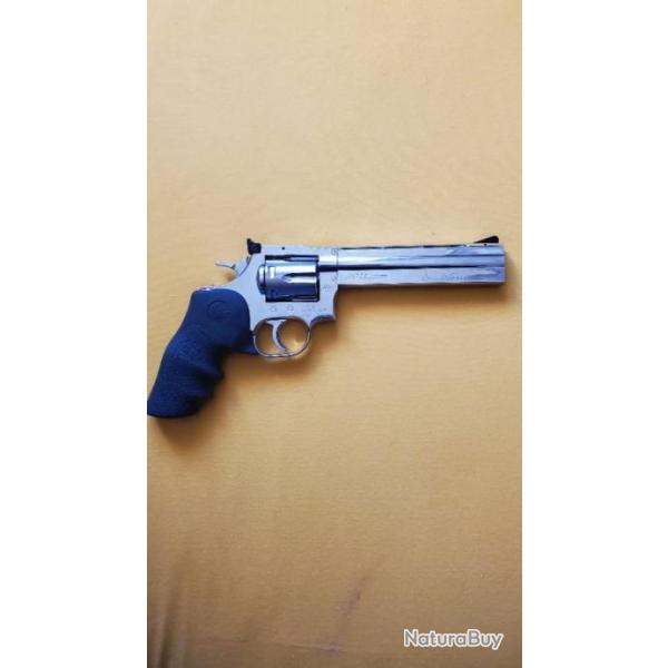 Revolver Dan Wesson 715 Silver full metal 6" cal.4.5 mm BBs/plombs