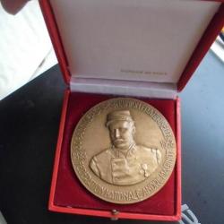 Médaille Fédération Nationnale André Maginot Anniversaire Retour Alsace-Lorraine Delannoy Sculpteur
