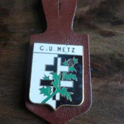 insigne métallique de la Police nationale, corps urbain de Metz fabrication Drago Paris