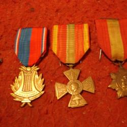 Lot de médailles Militaire et civil  petit prix