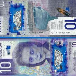 Canada 10 Dollars 2018 Billet Commemoratif Viola Desmond Polymere Dollar