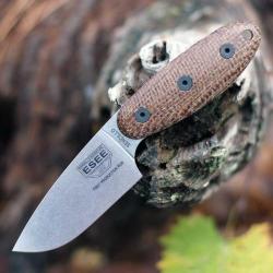 Couteau ESEE Sencillo Lame Acier CPM-MagnaCut SW Manche Micarta Etui Kydex Made USA ESSENCILLOM