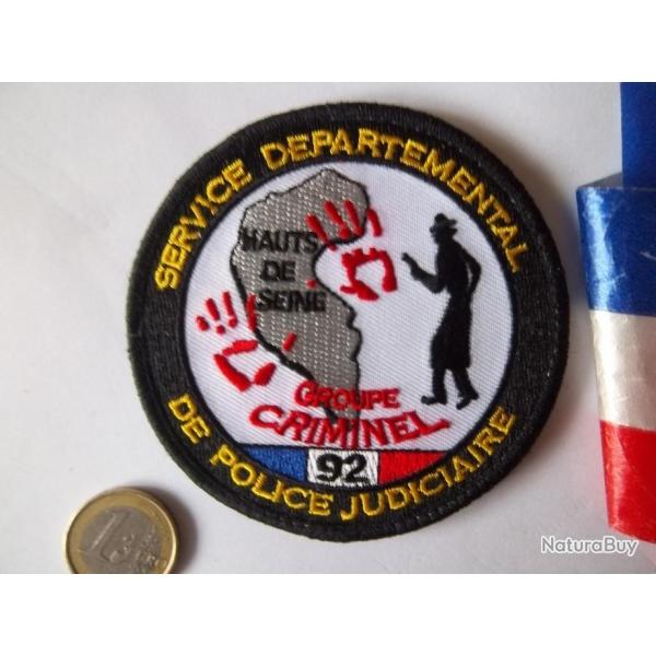 cusson obsolte ! collection police judicaire groupe criminel Hauts de Seine