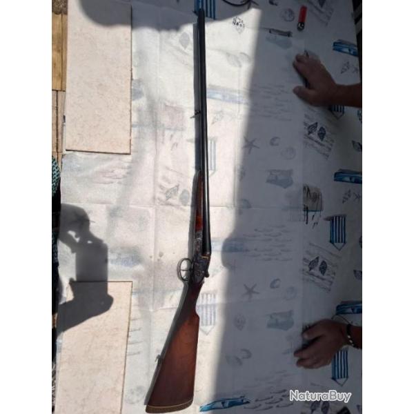 Fusil AGUIRRE Y ARANZABAL Juxtapos AYA  platines M1 cal 12/70