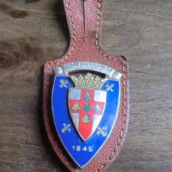 Insigne sur cuir  Militaire Esclainvilliers Cavalerie Drago / drago paris