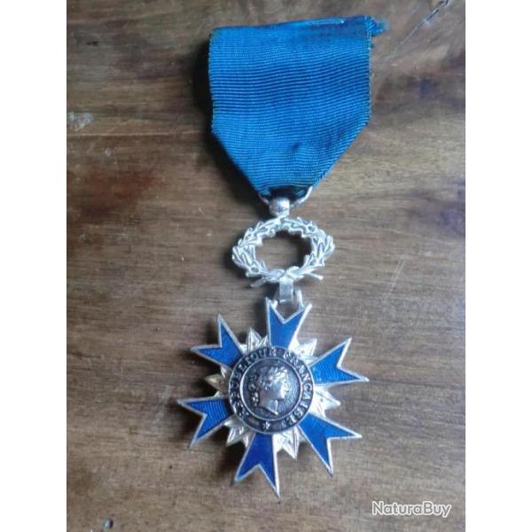 medaille de chevalier de l ordre national du merite email  bronze argent