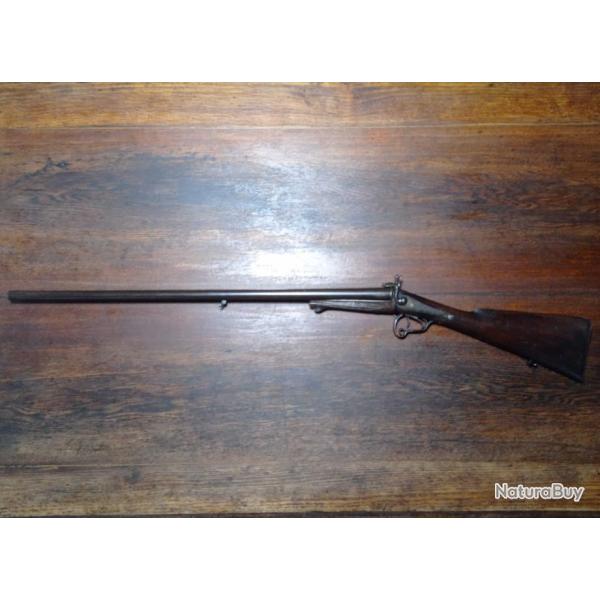 Fusil de chasse juxtapos  broche calibre 16 - Saint-Etienne - BE