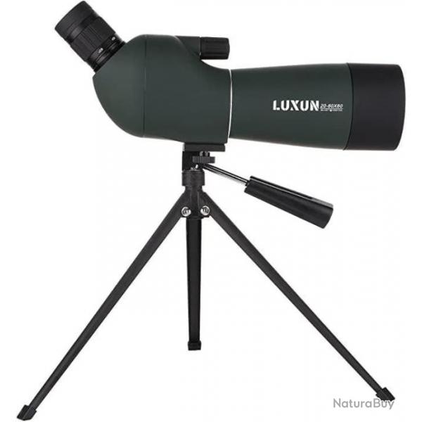 Longue Vue Luxun 20-60x60 monoculaire Zoom tlescope grande ouverture HD 45 oculaire coud trpied