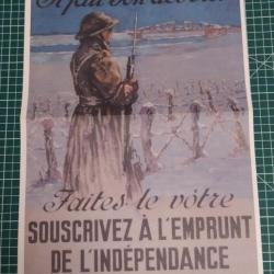 AFFICHE PROPAGANDE 39/45, REPRODUCTION 28 X 41,5 CM,  BELGIQUE WW2 (8)