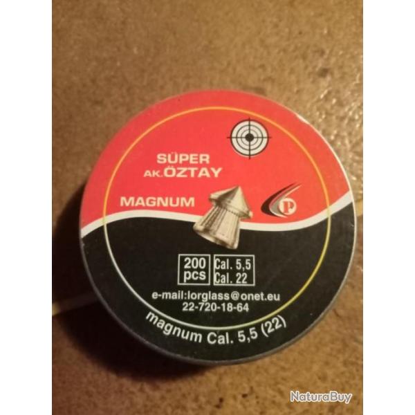 Bote de plombs Super Oztay magnum 5.5