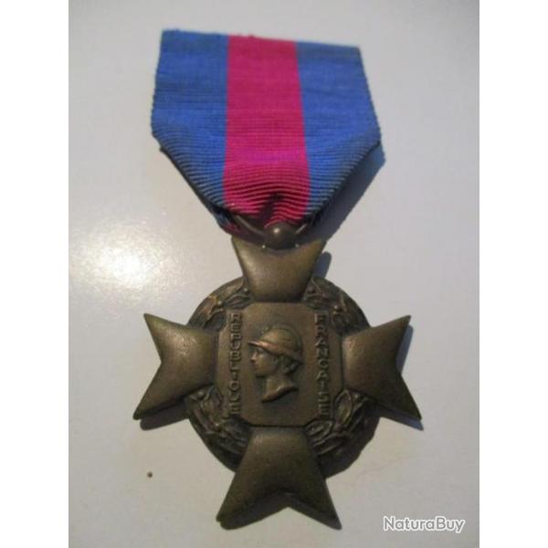 Mdaille Services Militaires volontaires 14/18