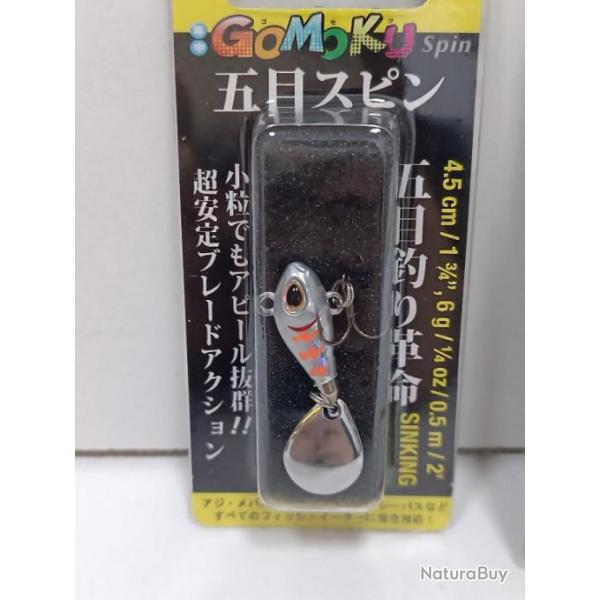 !! STORM GOMOKU SPIN 6g SILVER PEARL ORANGE  4,5 cm !!