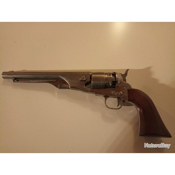 Revolver poudre noire 1860 army old silver calibre 44