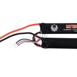 BATTERIE LIPO 7.4V 1100MAH 25C (2PC) DUEL CODE