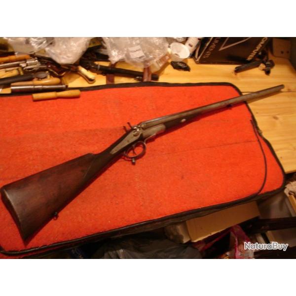 Fusil ancien  chien de luxe Dabadie  Toulouse Cal.16 chambr 65   Systme Brenger