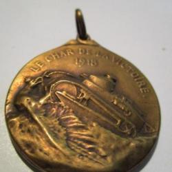 Médaille Char de la Victoire 1918