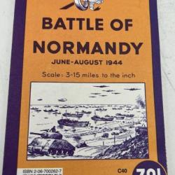 Carte Michelin Num 102 Bataille de Normandie Juin-Aout 1944
