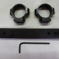 Montage lunette TASCO acier pour fusil bar